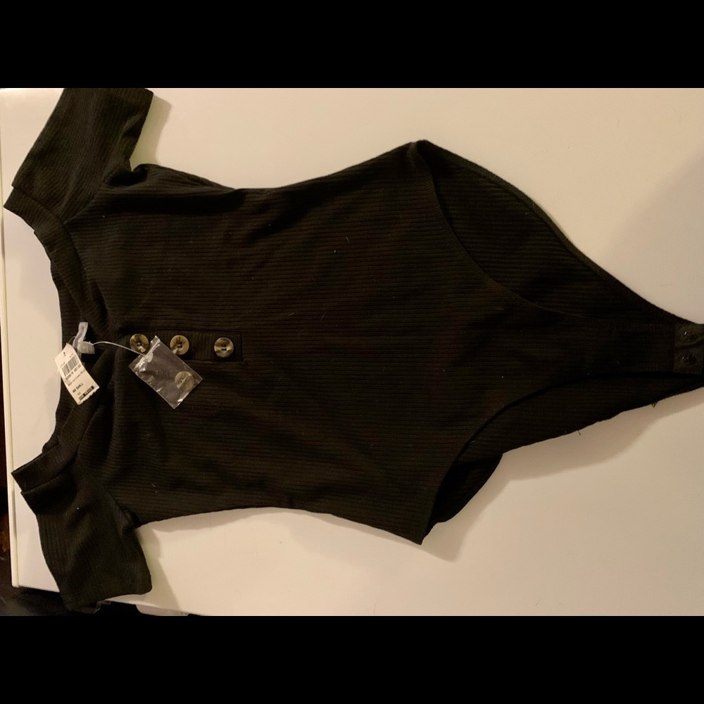 Brand New Black Shirt Bodysuit.